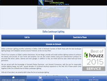 Tablet Screenshot of dallaslandscapelighting.net